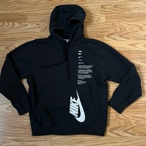 Nike Sportswear Club Fleece Black Hoodie DQ5152-010 Small